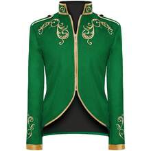 COS Medieval Style Coat For Men, For Spring And Autumn, Men's Stage Costume, Performance Outfit, Cosplay Costume - Prince's Suit - Blue - View 2