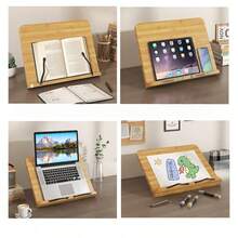 Adjustable Desktop Bookshelf | Suitable For Textbooks, Cookbooks, Tablets And Sheet Music | Student Back-To-School Prize And Gift | Office/Campus Desktop Mindfulness Set | Perfect Gift For Students (Back-To-School/Birthday) - A - View 4