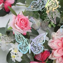 鐳射蝴蝶花藤-漸層粉