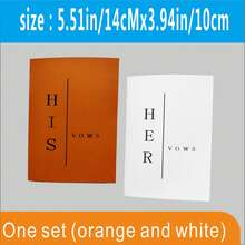 Sổ cưới hiện đại dành cho cô dâu - Sổ tay cưới của cô dâu và chú rể, Sổ cưới 28 trang, Kích thước: 14cm x 10cm, Phù hợp cho các cặp đôi mới cưới, Lời thề nguyện, Vật dụng cần thiết cho đám cưới - trắng - Xem 14