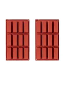 1pc Silicone Granola Bar Mold, 12-Cavity Rectangular Protein Bar Mold, Silicone Baking Mold Suitable For Butter/Chocolate/Candy/Cereal/Energy Bars - Multicolor - View 10