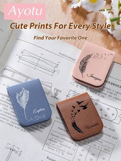 Ayotu 1 PC Feathers & Birds Magnetic Bookmarks, Unisex Fits Books/Notebooks/Planners ,Gifts For Father, Boyfriend, Mother, And Family,Perfect Gift For Friends/Classmates/Family/Teachers/Book Lovers,Book Accessories.