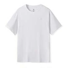 CAMEL CROWN Outdoor Women's Cool Solid Color T-Shirt, Breathable Crew Neck Loose Short Sleeve Summer T-Shirt - White Cobblestone - View 2