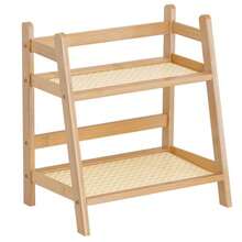 1pc Desktop Kitchen Organizer Rack, Spice Rack, Double-Layer Desk Organizer, Suitable For Office, Kitchen, Cup Holder, Christmas, Winter, Kitchen - Multicolor - View 15