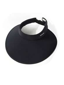 女士新款防UV冰絲太陽帽，寬簷戶外通風設計沙灘蝴蝶結遮陽帽 - 墨帽 - 查看 16