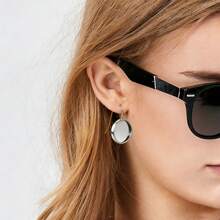 10个装，不锈钢U型耳钩，宝石底座，DIY珠宝配件耳环 - 銀色(136) - 查看 3