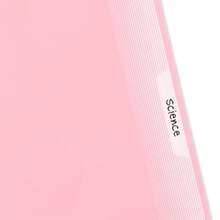 Spiral Notebook 1 Subject College Ruled Paper Plastic Cover 8-1/2" X 11" 100 Sheets Pastel Pink 820298B - Cao đẳng cai trị - Xem 4