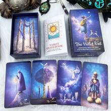 The Violet Veil Tarot Cards Deck, 78 Original Tarot Cards With Guidebook, Purple Style, Destiny Divination, Card Games, Tarot Cards - Multicolor - View 6