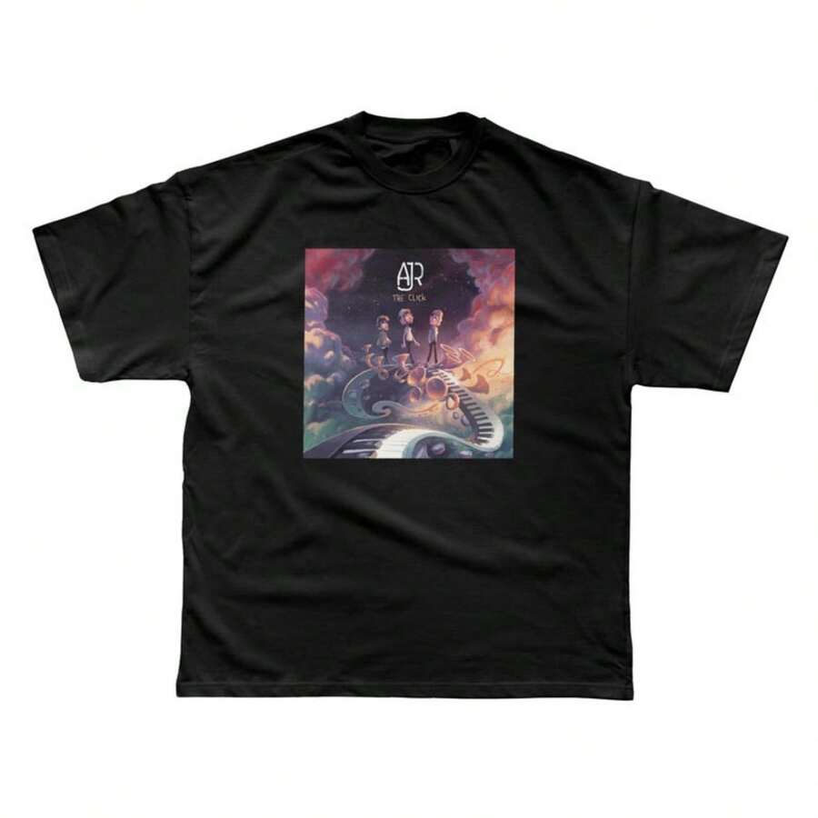 AJR - The Click Deluxe Unisex T-Shirt - Black - View 1