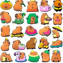 20/25个水鼠系列DIY鞋饰，PVC材质，适用于鞋子、钥匙扣、凉鞋、沙滩包等，高品质装饰配件，圣诞节、生日、派对、夏季、开学季等场合的绝佳礼物 - 彩色 - 查看 9