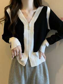 Women Cardigans - Black - View 2