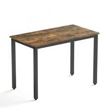 Dining Table & Chair Sets - Black + Rustic Brown - View 8
