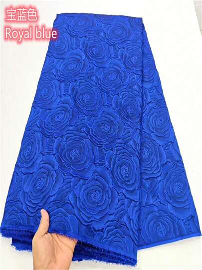 2026 Classic High Quality 3d Stereoscopic African Lace Fabric Gilding Brocade French Organza Lace Fabric For Nigerian Women Wedding Party 5 Yards/1 Yards