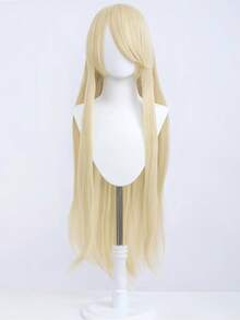 Tóc giả dài thẳng 100cm, chịu nhiệt, kiểu dáng anime cosplay, có các màu hồng, vàng, đỏ, tím dành cho nữ. - Nhiều màu - Xem 11