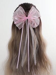 1pc Extra Large Multi-Layer Bowknot Hair Clip - Multicolor - View 1