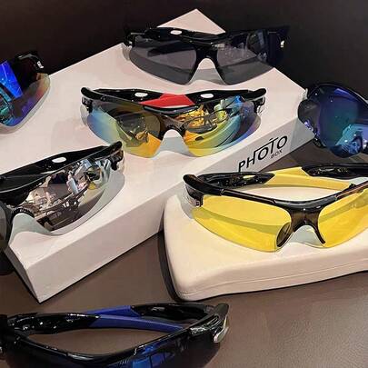 زوج من نظارات الدراجات للبالغين، نظارات واقية للتنزه، نظارات واقية لركوب الدراجات الجبلية، نظارات رياضية خارجية، نظارات واقية للصيد