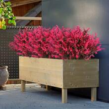 3/12 piezas Flores artificiales, regalo del Día de San Valentín y Año Nuevo, decoración de flores realistas para exteriores, resistentes a los rayos UV y sin decoloración, plantas de plástico falsas, decoración de jardín, porche, alféizar de ventana, decoración interior, decoración del hogar, cumpleaños y graduación - Rosa Fucsia - Ver 7