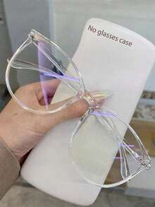 3 piezas/2 piezas/1 pieza Gafas - Gafas cuadradas de moda, Gafas para juegos de computadora - Multicolor - Ver 3