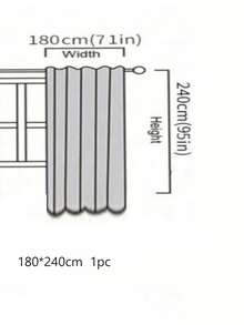 1/2片装 穿孔叶片简约现代绿色天鹅绒遮光隔热窗帘 - 墨綠色 - 查看 20