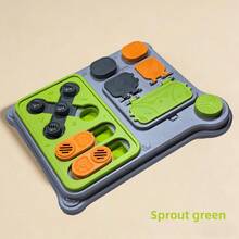 Dog IQ Training Puzzle Toy, Interactive Feeding And Behavior Training For All Sizes - Light Grey - View 12