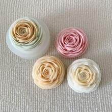 Pulsatilla & Adonis Flower Fragrance Candle Silicone Mold - White - View 2