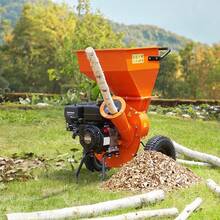Wood Chipper Shredder Mulcher, 7HP Heavy Duty Gas Powered Engine, 3" Max Diameter 212cc 4.1 KW, 4-Stroke 3-In-1 Woodchipper, Fast Chipping Chopping For Forestry, Gardens, EPA Certified - 7HP 212cc 4.1 kW - 查看 9