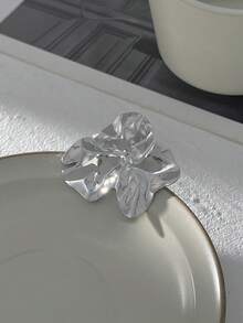 1枚女士优雅简约金属艺术造型时尚婚礼胸针，独特个性情侣魅力配饰 - 彩色 - 查看 7