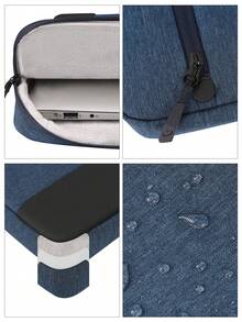 SENLASI 13-15 Inch Laptop Case Sleeve Compatible With MacBook Air 13 15 M1 M2 2012-2023, Pro 13 14 15 16 2010-2022 14-15.6 Chromebook Surface Notebook Carry Bag With Handle, Blue - View 6