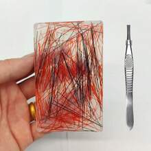 1/2/5件装 4.7*2.4英寸 硅胶去角质舒缓焦虑玩具，去角质焦虑垫，成人减压玩具，派对礼品，礼物填充物 - 彩色 - 查看 16