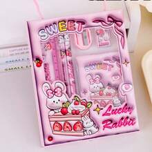 1 Set Adorable Stationery Gift Box, Water Vole Learning Supplies Set, Creative Stationery Set, 6-Piece, Stationery Set Gift Box, Birthday Gift, 2026 New Year Gift, School Supplies, Back To School Gift - Multicolor - View 13