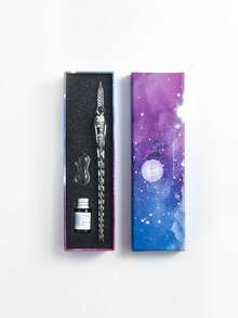 Bộ bút bi thủy tinh thủ công hình bầu trời sao, quà tặng doanh nghiệp, dụng cụ học tập hội họa và thư pháp cho học sinh. - Nhiều màu - Xem 18