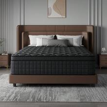 12/14 Queen Mattres Twin Full Queen King Size Bed Mattress In A Box, Hybrid Pocket Spring Breathable Cotton Layer Mattress For Motion Isolation & Silent Sleep, Lumbar Support & Pressure Relief, Medium Firm - 12寸 - 查看 1
