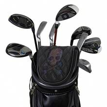 DF3 Gradient Skull Design Putter Cover - A Protective, And Minimalist Accessory For Golf Enthusiasts And Casual Players: Suitable For Daily Practice, Weekend Tournaments, And Casual Outings - Multicolor - View 9