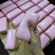 1pc Slow Rebound Soft Sticky Jasmine Scented Pink Mochi Squishy Toy - Unique Stress Relief Gadget - Gift For Friends, Collection, Holidays, Birthdays - Multicolor - View 5