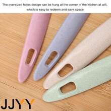 JJYY-2 In 1 Kitchen Spoon, Long Plastic Strainer, Filter, Tableware, Hot Pot HDFP - Azul - View 4