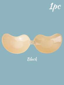 1pc Women's Adhesive Strapless Bra Invisible Silicone Breast Lift Tape, Versatile Lingerie Cleavage Enhancer With Detachable Halter, Suitable For Backless Dresses, Gowns, Swimwear, Cosplay - Multicolor - View 16