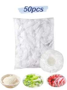 500片/包，一次性食品保鲜膜：淋浴喷头罩、多功能一次性收缩膜（1袋）、一次性鞋套、加厚厨房食品保鲜膜、弹性冰箱食品保鲜膜（50/100/300/500片装） - 彩色 - 查看 13