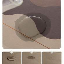 1pc Square Skull & Coffee Pattern Heat Resistant Mat, Soft Rubber Backed Insulation Pad, Tabletop Protective Mat, Coffee Machine Mat, Kitchen Drainage Mat, Home & Kitchen Placemat - Multicolor - View 2