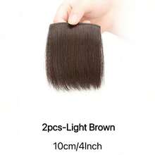 2pcs Synthetic Hair Clips, Seamless Root Volume Straight Hair Clips, Top Hair Volume Pads, Synthetic Hair Clip Set 2pcs, Seamless Root Volume Straight Hair Clips, Top Hair Volume Pads, Suitable For Men And Women, Easy To Use - Multicolor - View 17