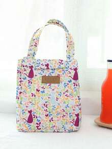 Cartoon Insulated Lunch Bag, Thick Foil Cooler Bag, Large Capacity Lunch Box Bag, Portable Lunch Bag - Multicolor - View 13