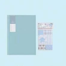 Set de 4 cuadernos de notas A5 con espiral y líneas + notas adhesivas desprendibles - Multicolor - Ver 11