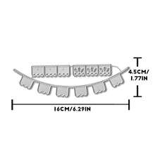 创意庆典丝带模具、DIY剪贴簿相册和压花模板、贺卡制作工具、卡片纸切割工艺品、礼品卡制作模板模切。 - 銀色 - 查看 9