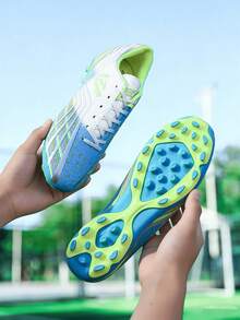 Men's Professional AG Football Shoes, Lightweight Training Shoes - Green - View 14