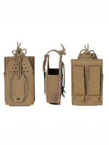 Túi đựng bộ đàm không dây chiến thuật, Giá đỡ bộ đàm săn bắn, Túi treo bộ đàm kiểu mở miệng, Túi đựng băng đạn bằng nylon MOLLE - Nhiều màu - Xem 8