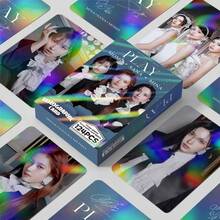 92张TWICE回归“THIS IS FOR”收藏小卡套装，包含LOMO卡、全息卡、124张激光卡、TWICE小分队MISAMO小卡、贴纸套装、双面小卡、盒装收藏卡、书签、主题LOMO卡和贴纸 - 必备粉丝周边 - 紫色 - 查看 10
