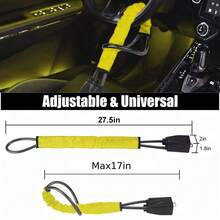 Heavy Duty Anti-Theft Steering Wheel Lock Car Security Vehicle Safety Device UK - A - 查看 4