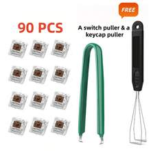 机械键盘替换青轴，3针段落轴/50gf精准打字/防尘轴，适用于LED游戏键盘/3D打印 - 查看 22