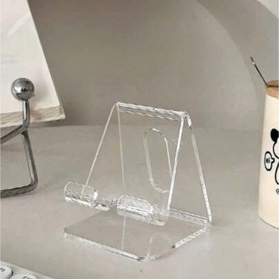 Giá đỡ điện thoại để bàn trong suốt bằng acrylic, giá đỡ điện thoại di động sáng tạo, giá trưng bày điện thoại bằng acrylic.