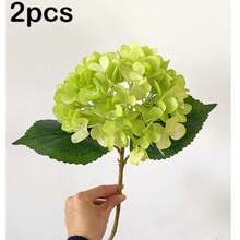Nordic-Style Pink Hydrangea Artificial Stems – Premium Lifelike Faux Flowers For Home Styling, Ultra-Realistic Feel, Single Stem Green Hydrangea Requires No Maintenance, Ideal For Easter & Eid Al-Adha Table Arrangements. Perfect For Table Decor, Christmas Celebrations, Wedding Parties, Bridal Receptions, Outdoor Garden Decor, Ceremonies, Wedding Receptions, And Table Centerpieces. - Pink - View 12