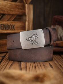 新款西部风格PU皮革腰带，“成功在等着你”设计，男女款均有多种尺寸和颜色可选 - 馬兒走邊帶 - 查看 38